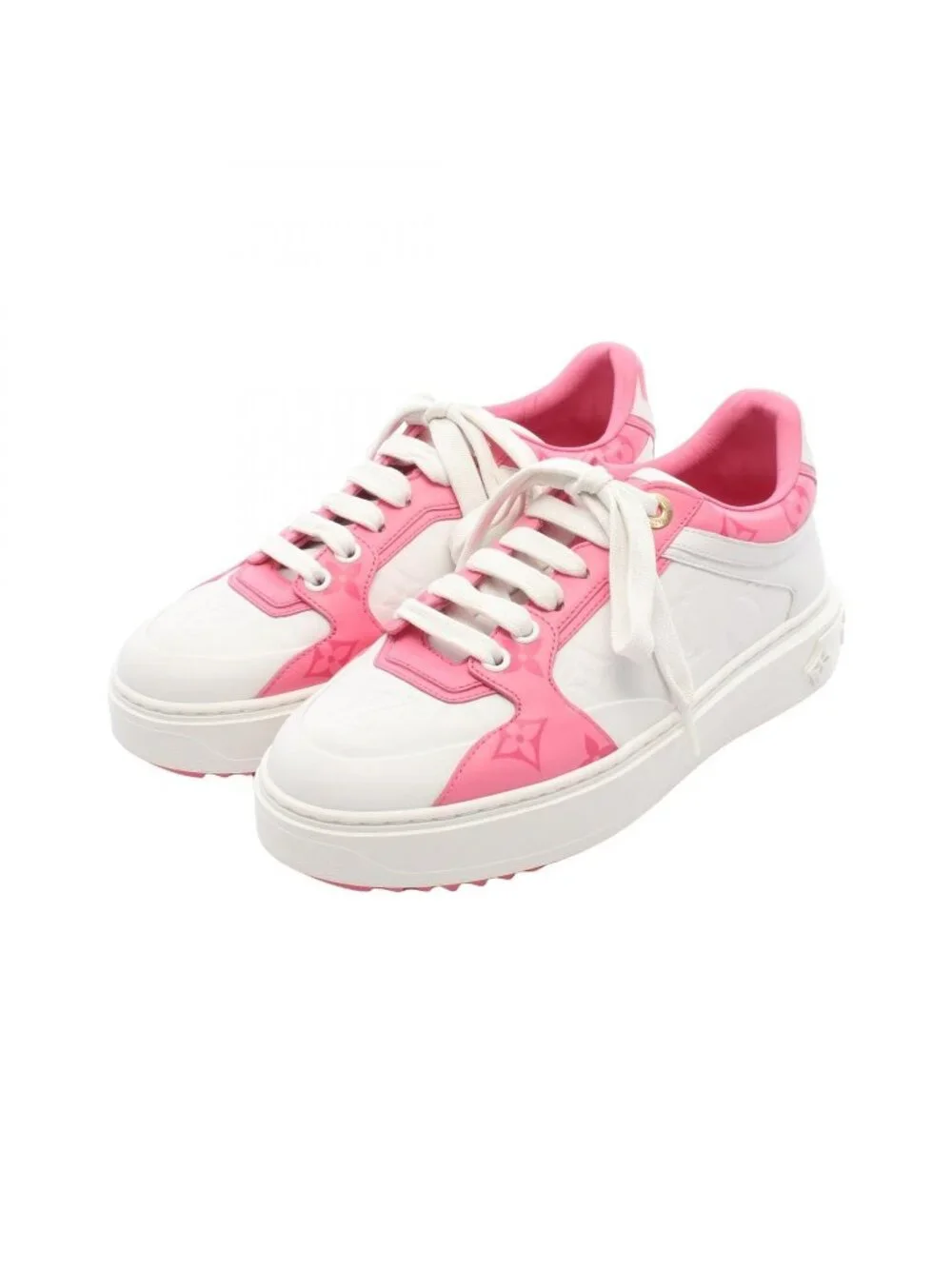 Louis Vuitton Sneakers Time Out Line Monogram Leather